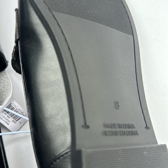 Old Navy Women's Low Heel Preppy Style Black Modern Penny Loafer Sz 8 - Picture 8 of 9